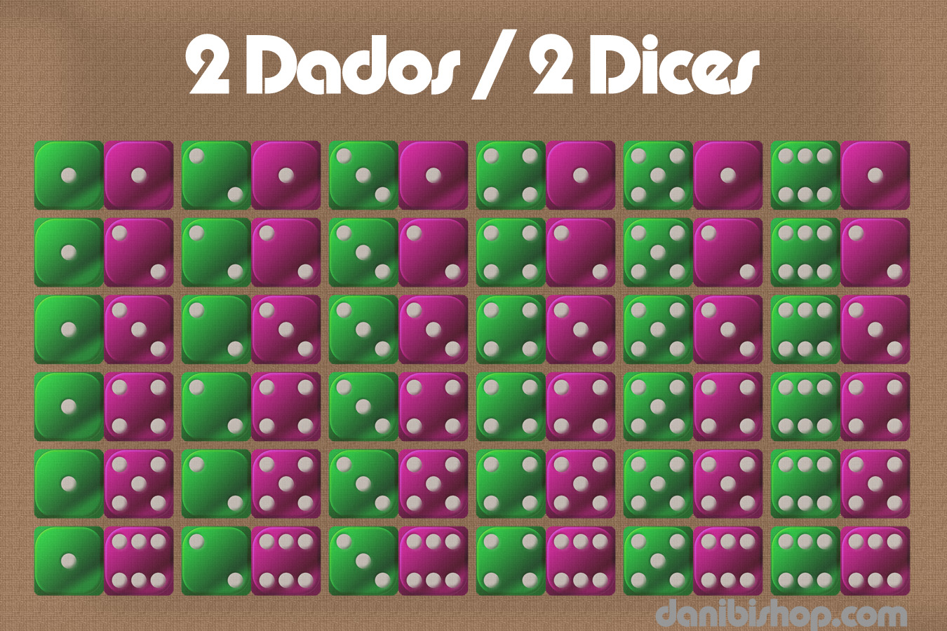 Probabilidad básica en juegos: dos dados | Dani bISHOP Ramírez