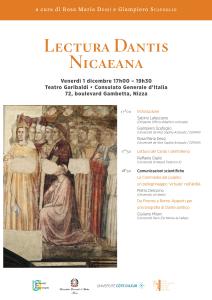 Lectura Dantis Nicaeana Lectura Dantis Nicaeana