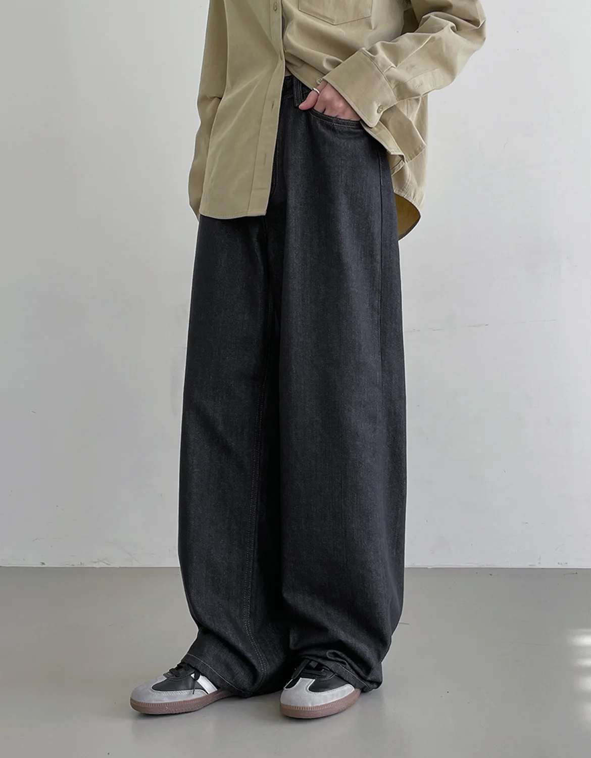디엔느 기모 데님팬츠