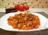 Фото к рецепту: Мясное рагу с фасолью и кукурузой Фото к рецепту: Мясное рагу с фасолью и кукурузой