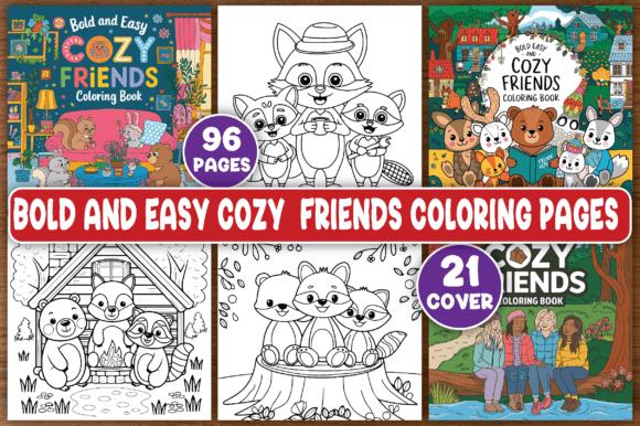 Cozy Friends Coloring Pages Cover