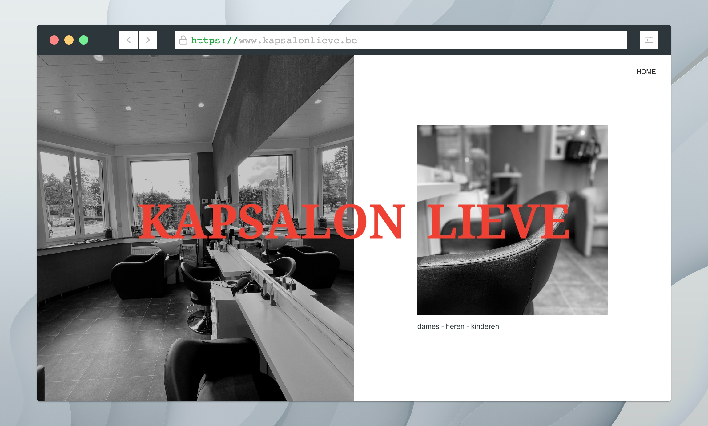 Kapsalon Lieve screenshot