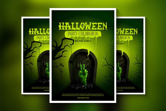 Halloween Party Poster Design
