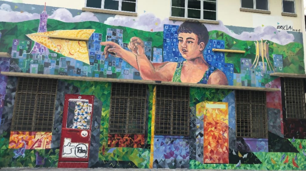 Mural Art's Lane: A Colorful Display of Street Art