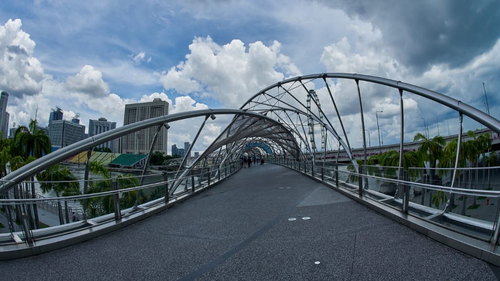 Helix Bridge: An Architectural Marvel and Scenic Walkway