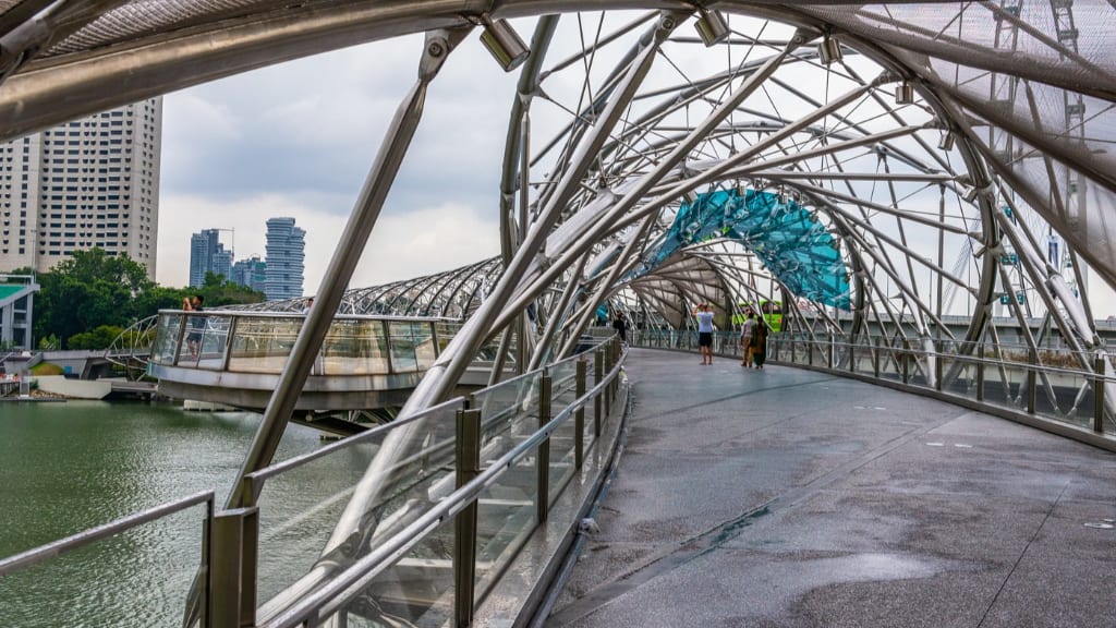 Helix Bridge: An Architectural Marvel and Scenic Walkway