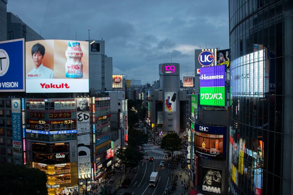Watch the city move at Shibuya Crossing