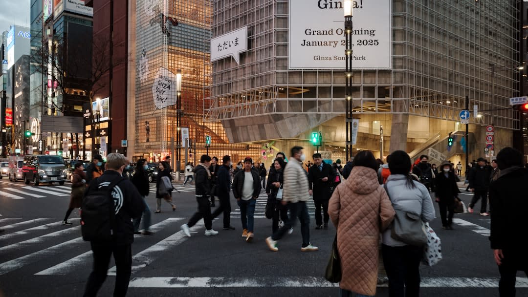 Walk Ginza for design, department stores, and polished city life