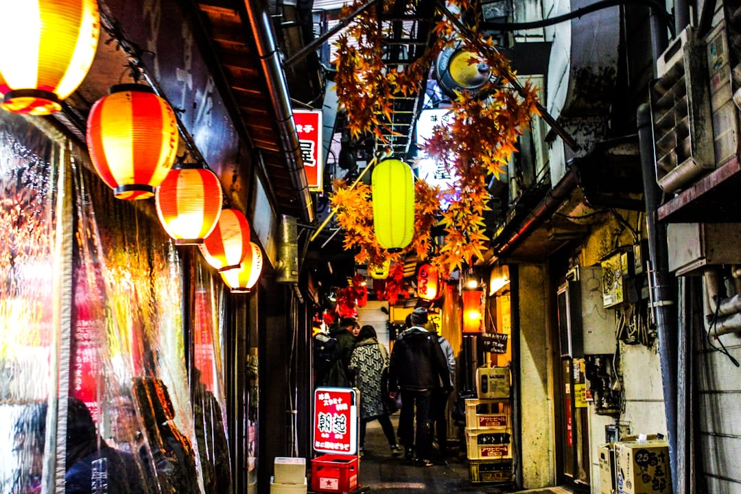 End with nightlife views and food in Shinjuku