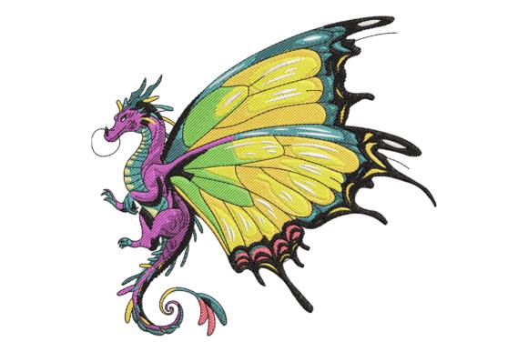 Colorful Dragon coloring design