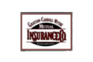 Grayson-Caroll-Wythe Mutual Insurance Co.  Established in 1896.  Shared Purpose.  Mutual Values.  Company Logo.