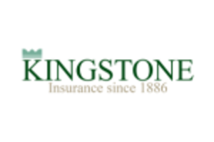 Crown sitting upon the K of Kingstone - Kingstone Insurance Logo.  Insurance since 1886.