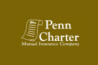 A silhouette of a script- Pen Charter Mutual Insurance Company - Logo