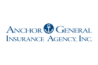 Anchor silhouette, anchor general insurance company logo