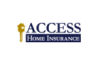 A key with: Access Home Insurance - Logo