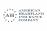 Blue letters A H surrounded by gold stars - American Heartland Insurance Logo