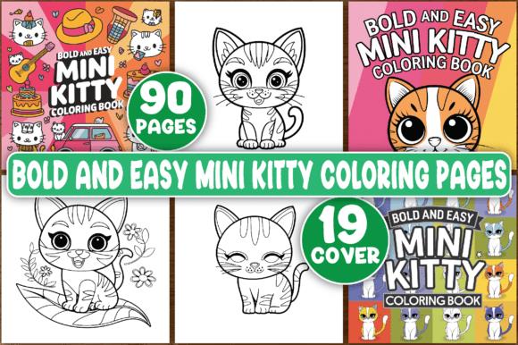 Bold Mini Kitty Coloring Pages Preview