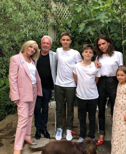 Victoria posted a lovely family picture in the midst of the 'nonsense' claims