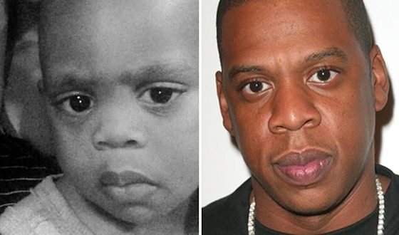 Jay Z в детстве и сейчас