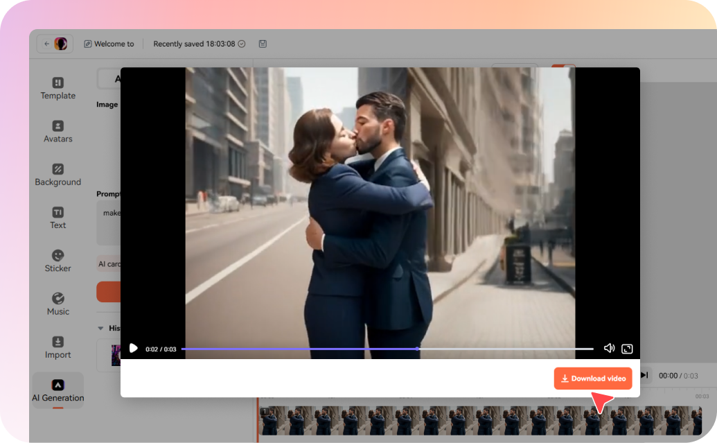 Free AI Kissing Video Generator Online - Photo to Lifelike Kiss Videos