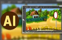 Make a Game Background in Adobe Illustrator for Beginners
