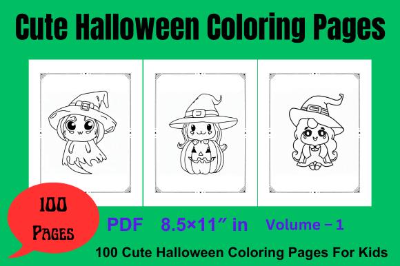 Cute Halloween Coloring Pages