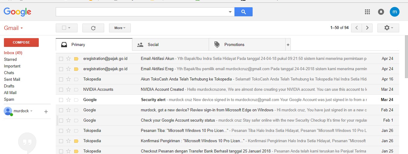 Gmail terbaru dari Google