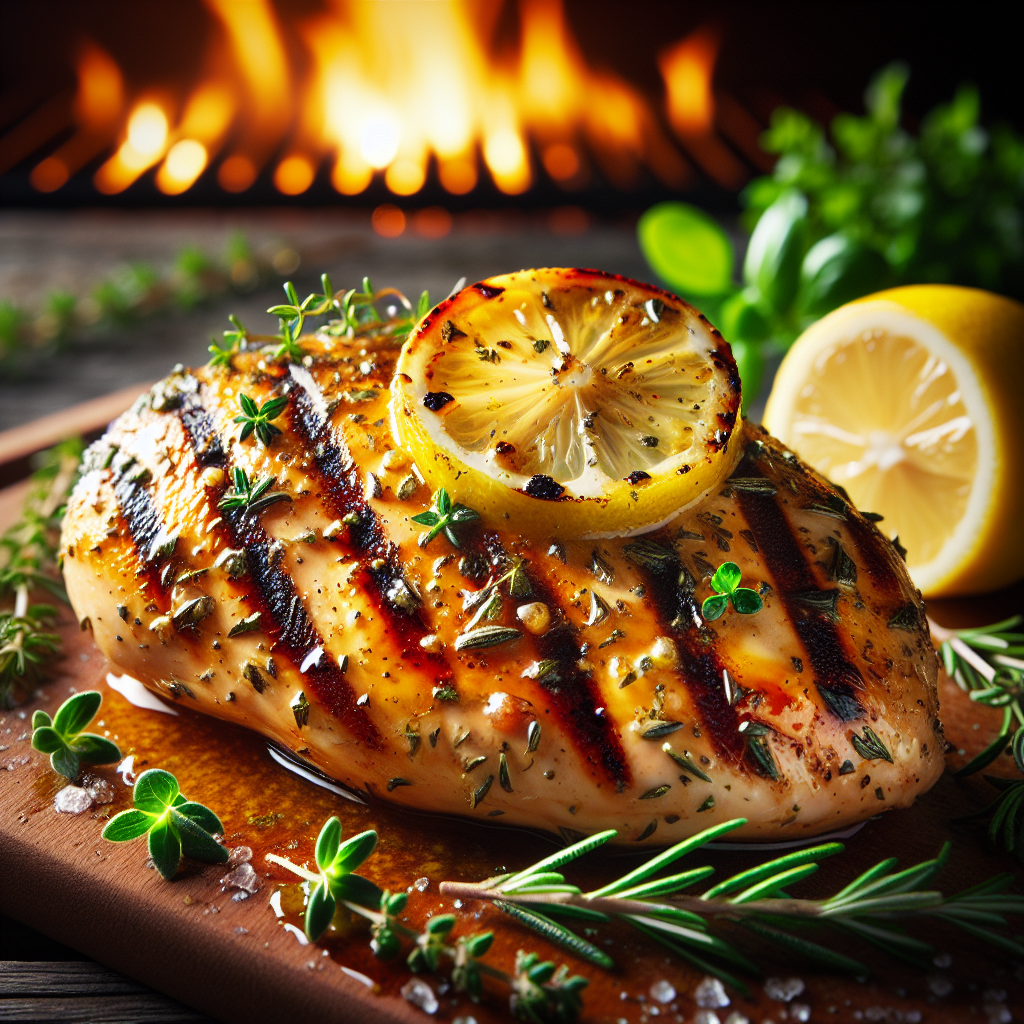 Zesty Lemon Herb Grilled Chicken