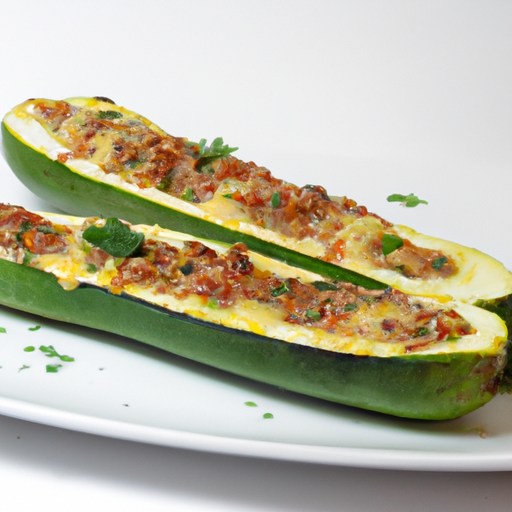 Savory Stuffed Zucchini Boats