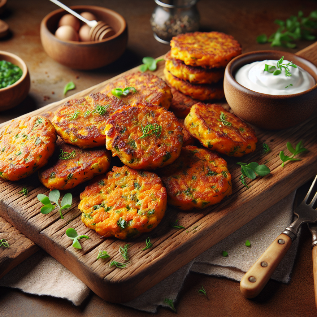Savory Herbed Sweet Potato Cakes