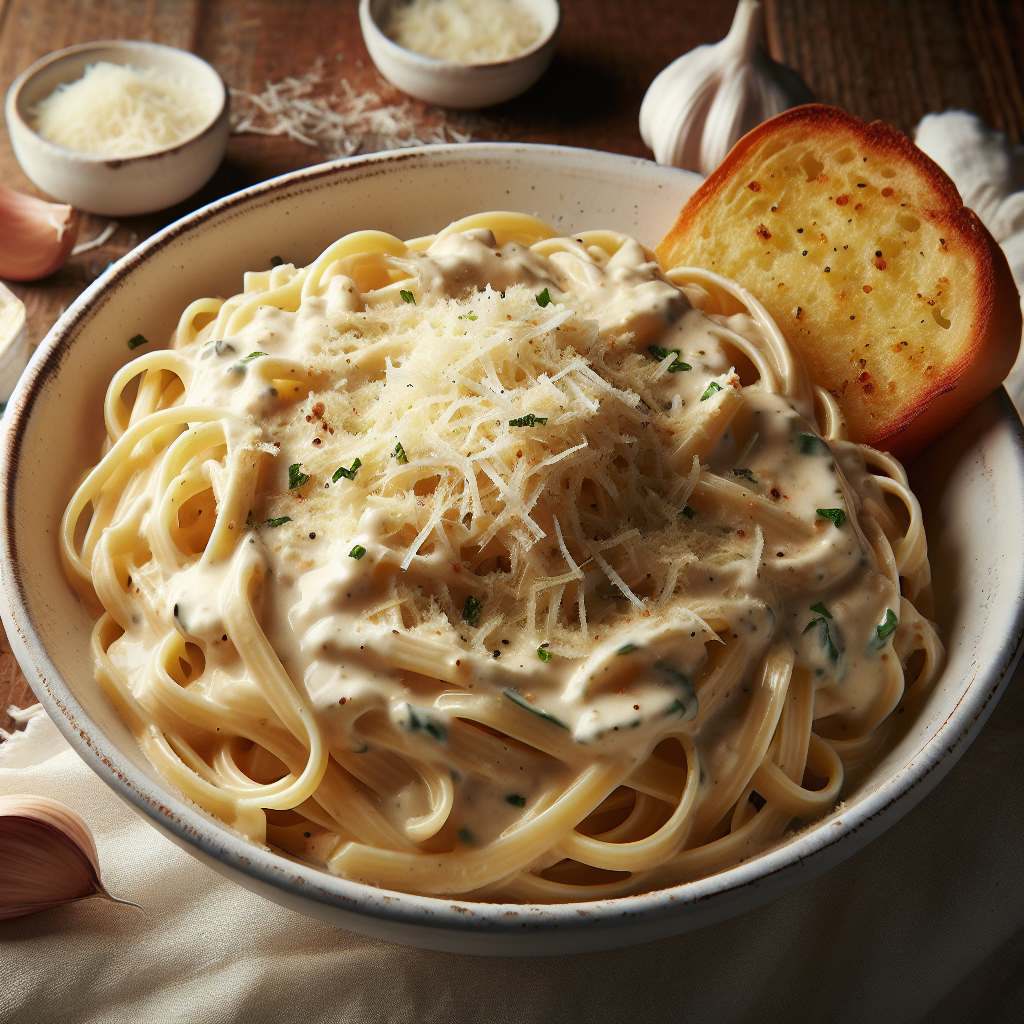 Creamy Garlic Parmesan Pasta