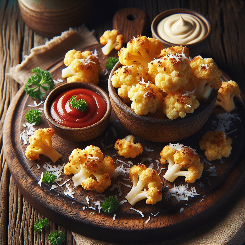 Crispy Coconut Cauliflower Bites