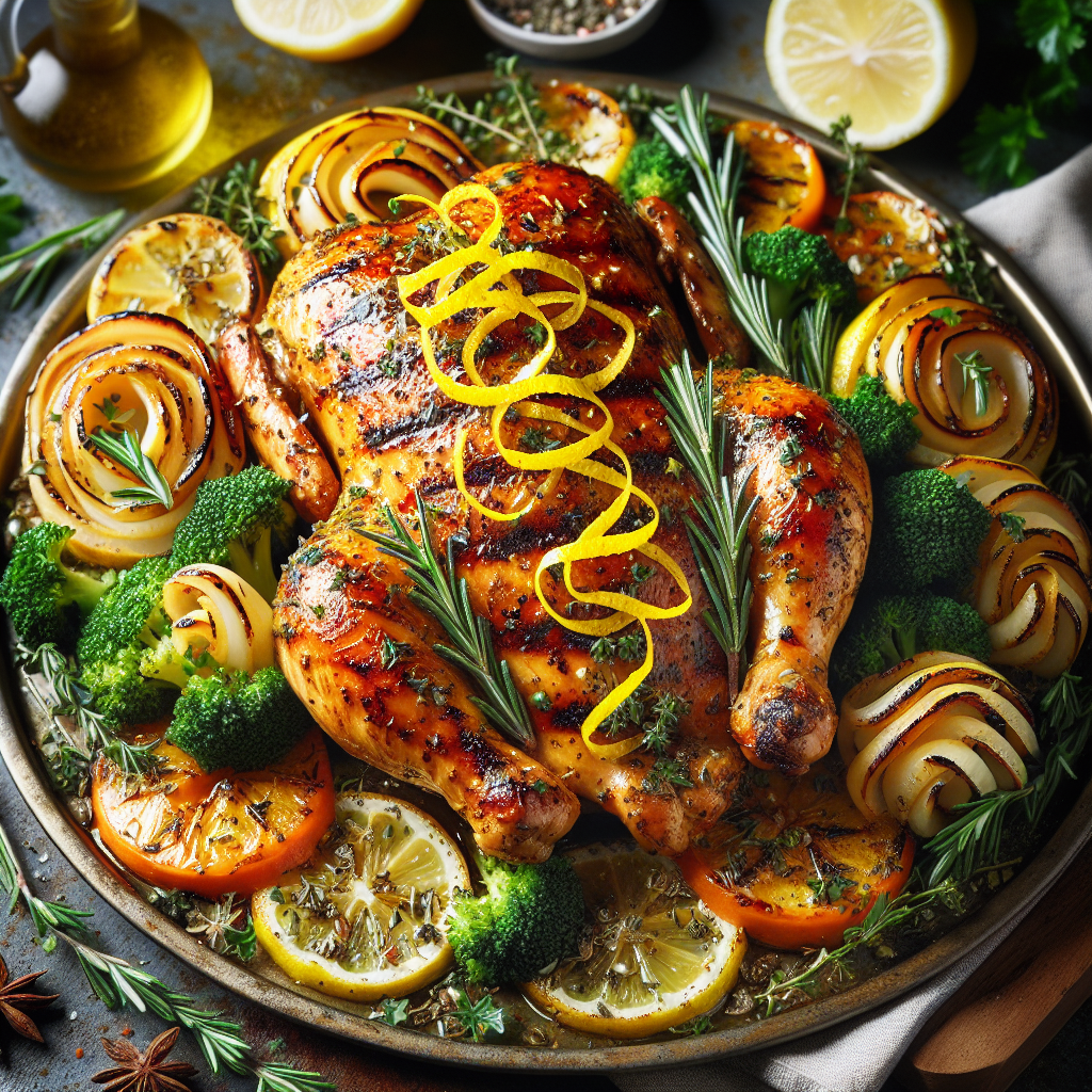 Zesty Lemon Herb Grilled Chicken