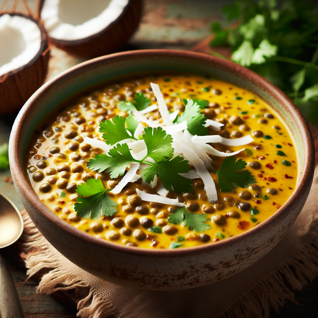 Coconut Curried Lentil Stew