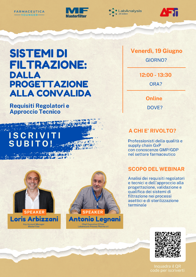 SISTEMI DI FILTRAZIONE: DALLA PROGETTAZIONE ALLA CONVALIDA