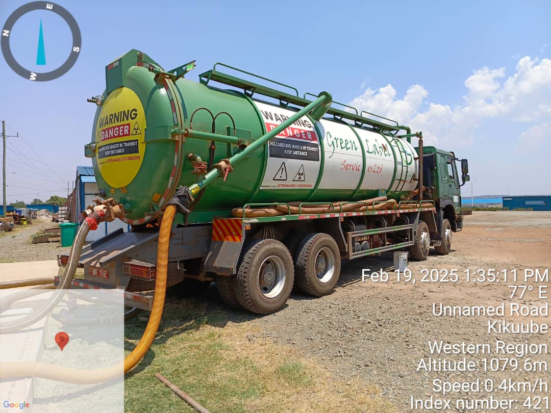 oil waste tanker