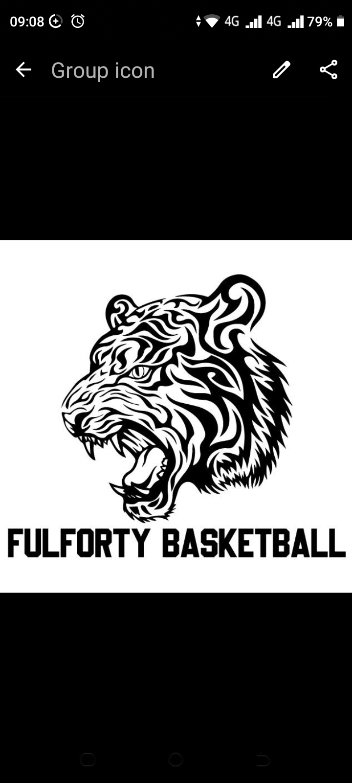 Fullforty Basketball  logo