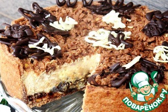 Рецепт: Карамельный сырник с черносливом