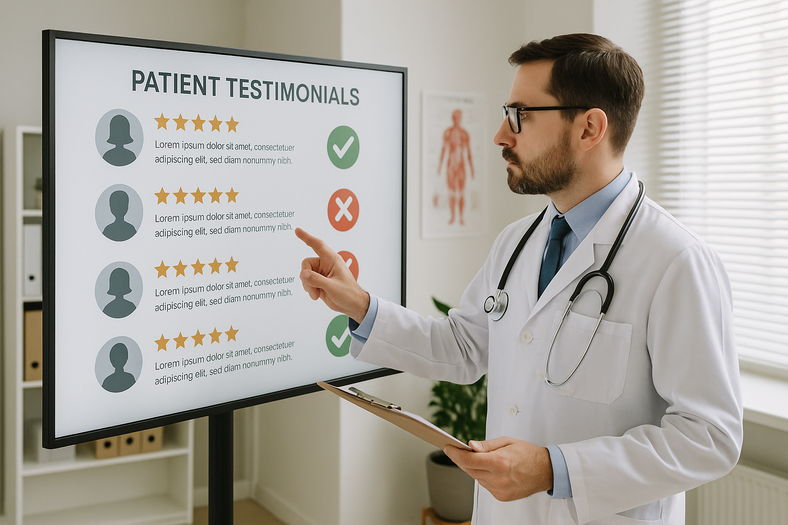 Graphic showing FTC rules on endorsements and research documentation in peptide marketing