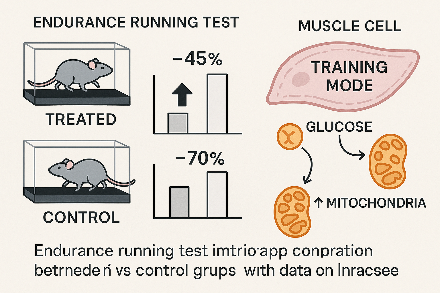 SLU-PP-332 treated mice showing increased endurance on treadmill test