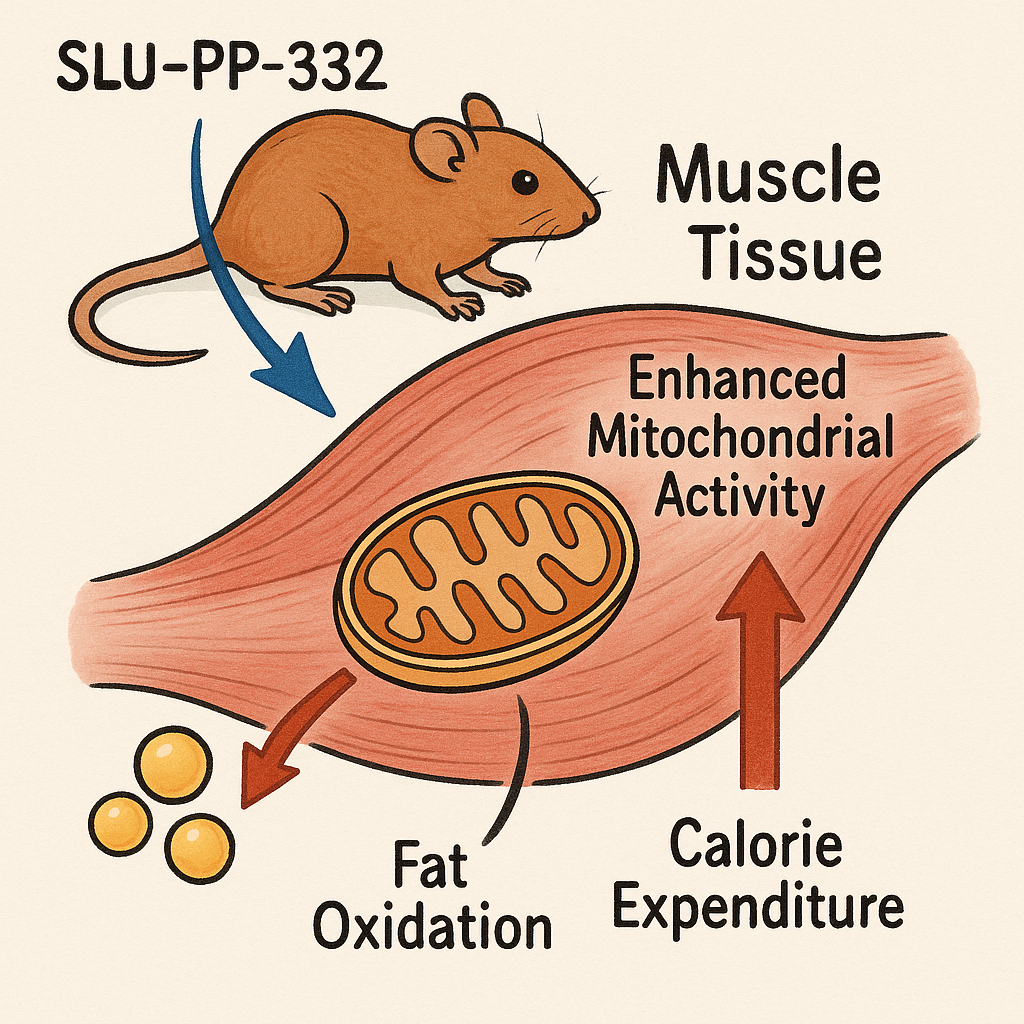 Mechanistic pathways of SLU-PP-332 research examining metabolism