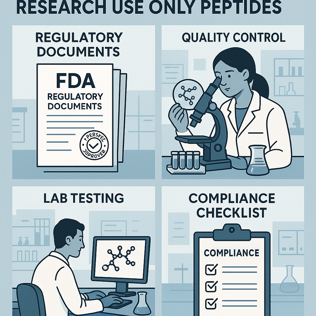 Ensuring compliance and quality in white-label peptide services