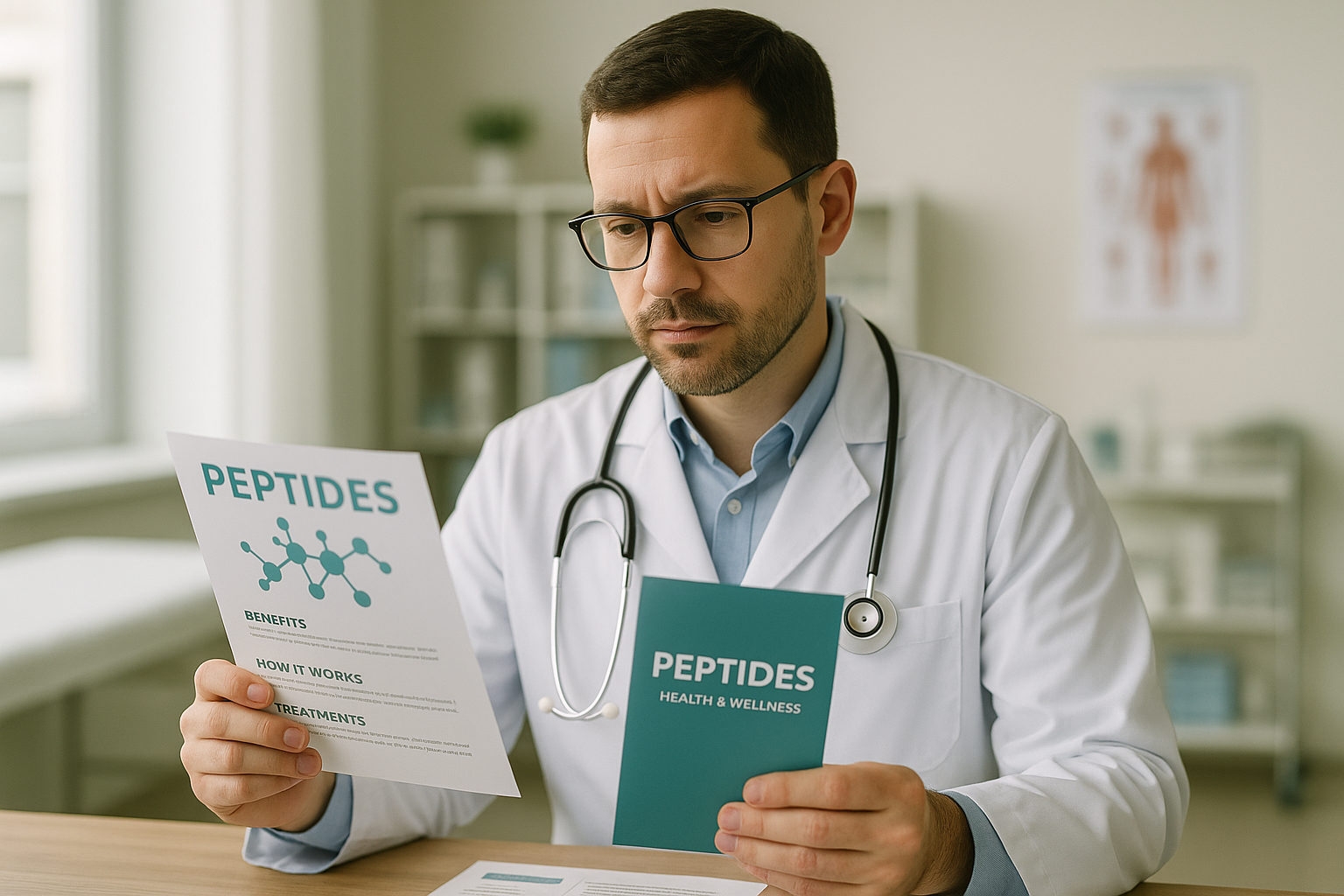 Authentic Peptide Branding Concept with Transparent Communication