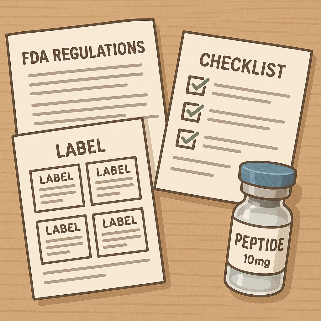 YourPeptideBrand FDA-compliant peptide packaging solutions