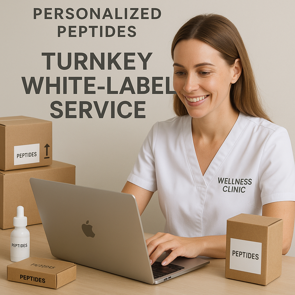 YourPeptideBrand white-label peptide packaging and branding