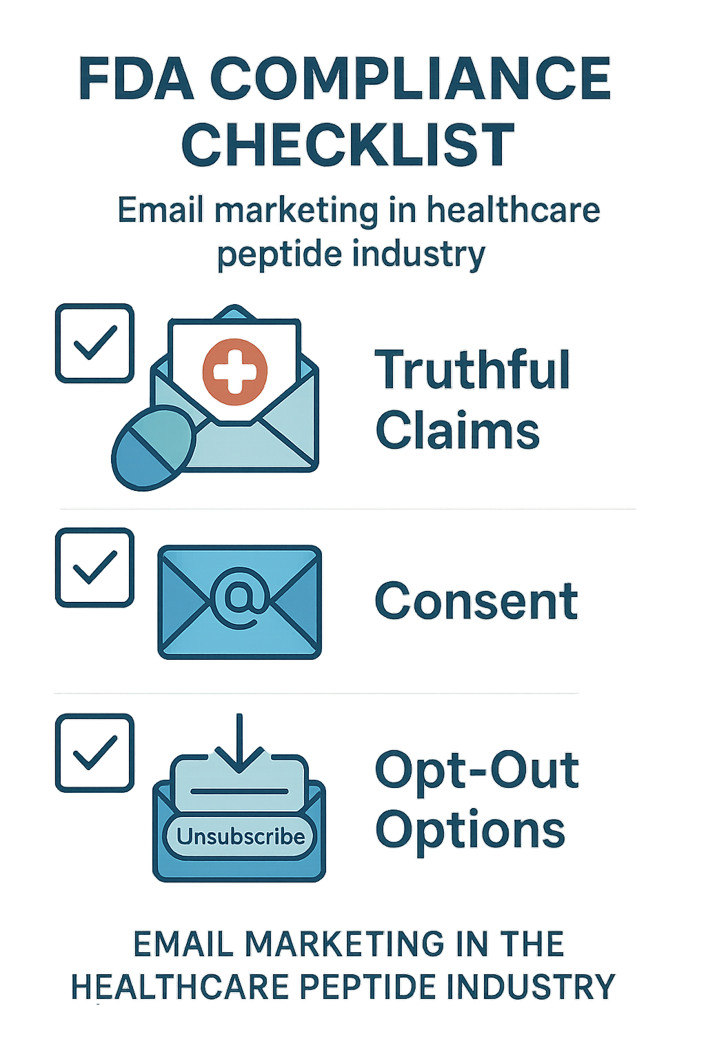 Compliant email opt-in form on a laptop screen