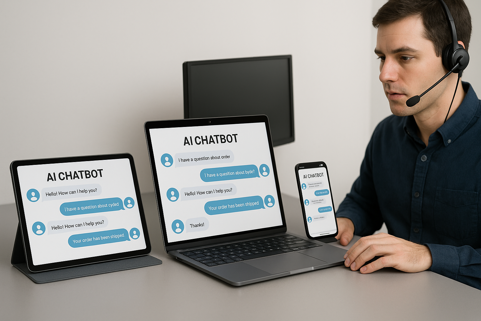 Illustration of customer research application automation workflow