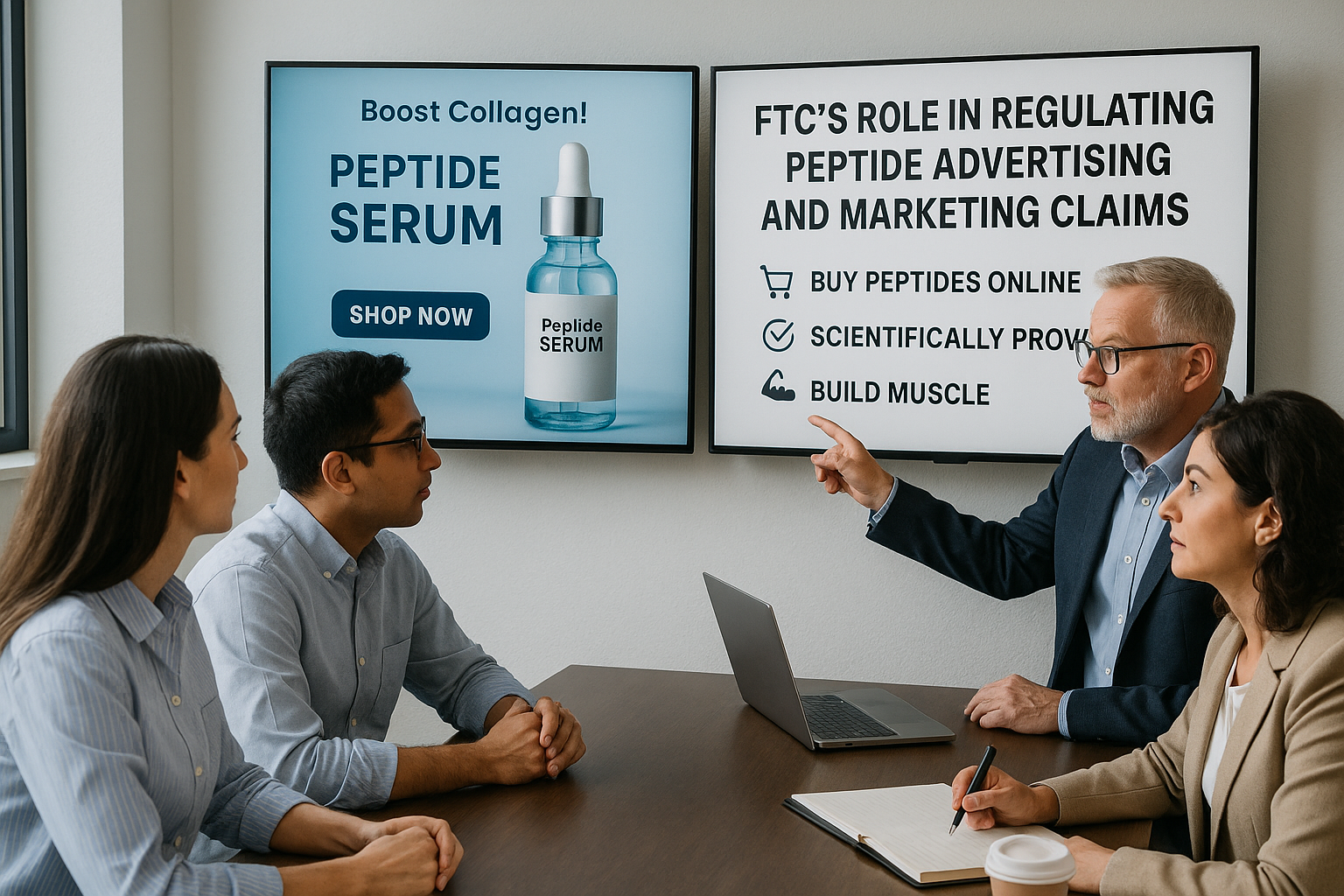 FTC regulation of peptide advertising across digital marketing platforms