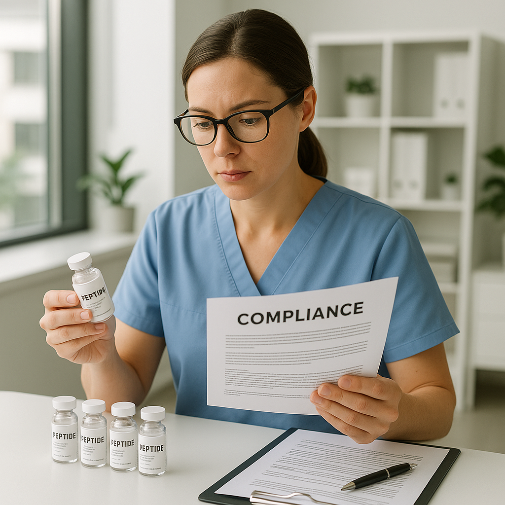 Overview of peptide compliance process