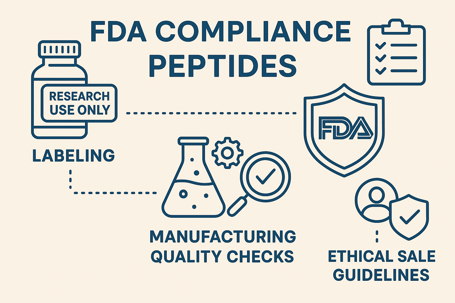 Peptide pricing and cost structure breakdown chart